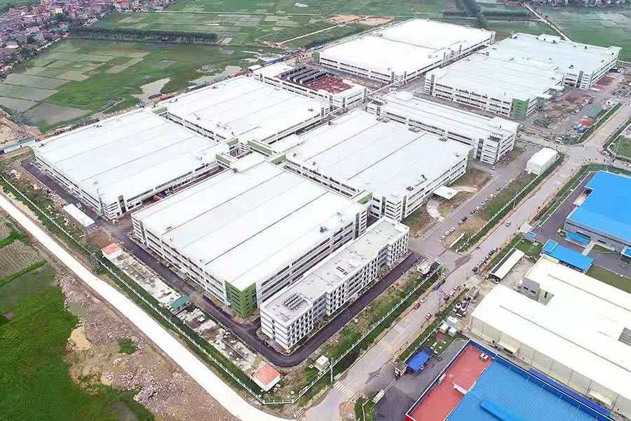 潍坊保税区歌尔声学电子商务厂房钢结构